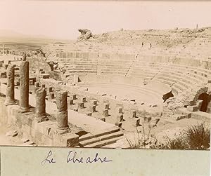 Algérie, Ruines Romaines de Timgad. Le Théâtre