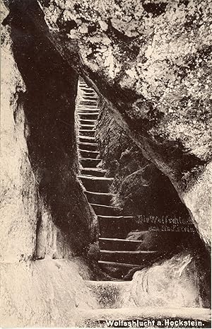 Deutschland, Wolfsschlucht am Hockstein