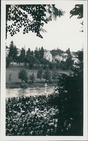 France, Lourdes, Pèlerinage du Berry. Malades