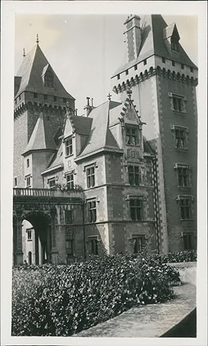 France, Pau, Château de Henri IV. Entrée Principale
