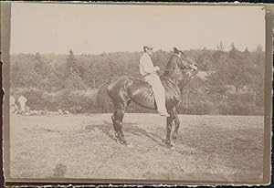 Photographie militaire, Soldat à cheval