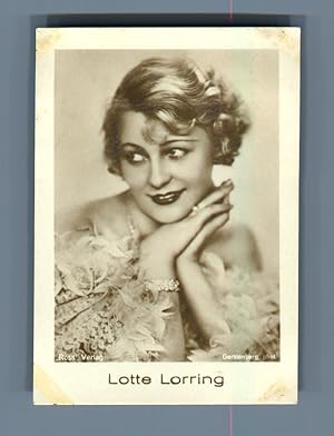 Actress and singer Lotte Lorring