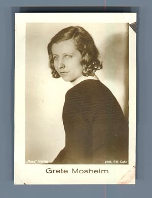 Actress Grete Mosheim