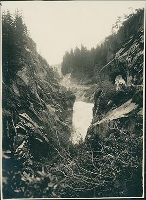 Suisse, Col du Grimsel, Cascade du Handegg