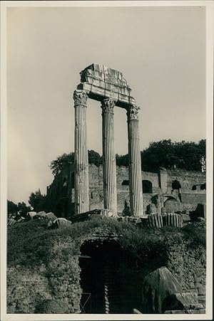 Otto Kröner, Italien, Rom, Castor Tempel (Roma, Tempio di Castor)