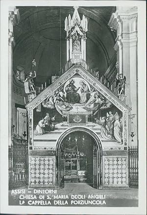 Italia, Assisi, Dintorni, Chiesa di S. Maria degli Angeli. La Capella della Porziuncola