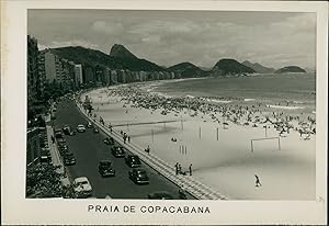 Bresil, Rio de Janeiro, Praia de Copacabana