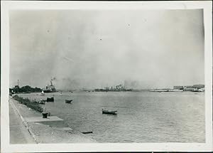 Egypt, Staffordshire entering Port Said from the Canal Road