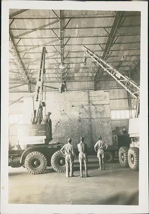 Egypt, Fanara Warf. In the hangar