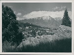 New Zealand, Remarkables Mountains and Queenstown in the South Island