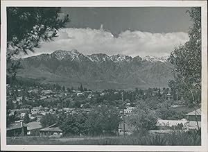 New Zealand, Remarkables Mountains and Queenstown in the South Island