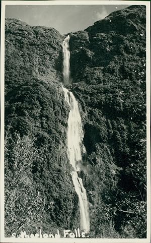 New Zealand, Southerland Falls, highest total fall in the world