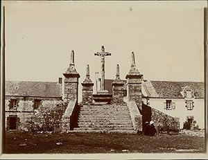 Morbihan, Belz, calvaire de St Cado