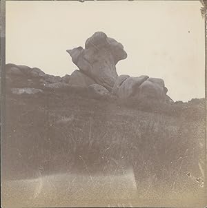 Côtes d'Armor, Ploumanach. Rochers au bord de la mer