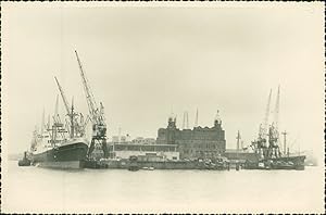 Pays Bas, Port de Rotterdam, 1958
