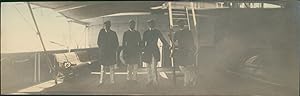 Japan, Panoramic View. Scene on boar of a ship