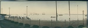 Japan, Panoramic View of a Harbor