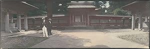 Japan, Panoramic View of a Japanese Temple