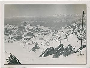 France, Les Alpes enneigées