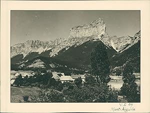 France, 1947, Mont Aiguille (Dauphiné)