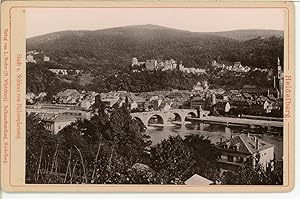 Deutschland, Heidelberg. Stadt und Schloss vom Philosophenweg