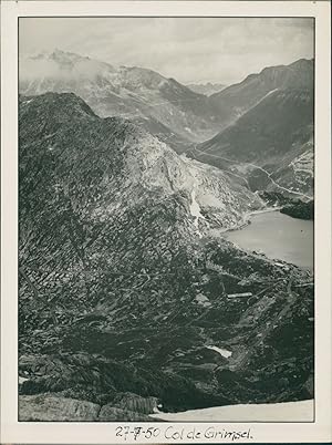 Suisse, 1950, Col de Grimsel