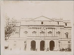 Italie, Milan, Théâtre de la Scala, cca. 1902
