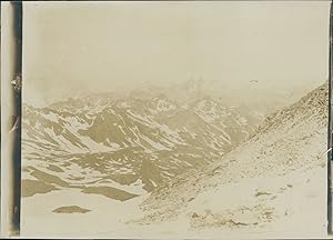 France, Maurienne. Col de Valmeinier. Aiguilles d'Arves