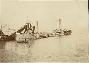 Sur le bateau "Mabel Grace", cca. 1900