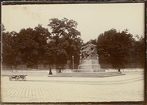 Autriche, Vienne, Statue de Goethe, 1901