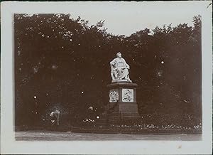 Autriche, Vienne, Statue de Franz Shubert, 1901