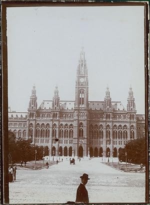 Autriche, Vienne, L'Hôtel de Ville, 1901