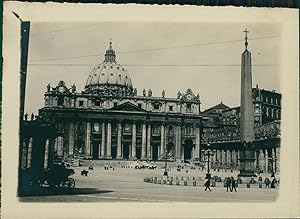 Italia, Roma. Piazza di San Pietro, 1908