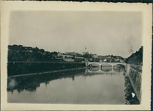 Italia, Roma. Il Tevere, 1908