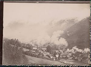 Suisse, Vue depuis le Chemin de fer de Scheidek, cca. 1905