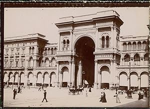 Italia, Milano, Galleria Vittorio Emanuele, cca. 1905