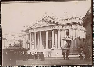 Belgique, Bruxelles. La Bourse, cca. 1905