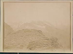 France, Alpes grées. La Bessanèse, Glacier des Rochers, Ouille Allègre