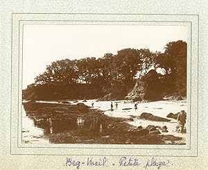 France, Beg Meil, région Bretagne, petite plage