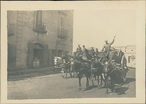 Italie, Naples, Les charretiers