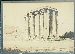 Grèce, Athènes. Temple de Thésée et l'Acropole, cca. 1910