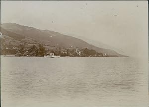 Suisse, Lac de Thoune, 1904