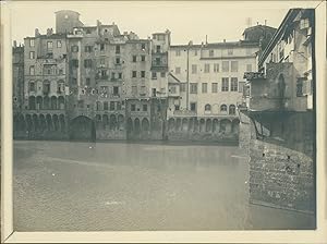 Italia, Firenze, Vicino dal Ponte Vecchio, 1905