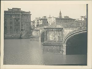Italie, Firenze, Florence, Ponte Santa Trinita