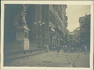Italia, Firenze, Loggia dei Lanzi, cca. 1905