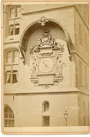 France, Paris, horloge du palais de justice