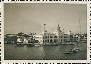 Egypte, Port Saïd. Bueau de la Compagnie du Canal de Suez, 1949