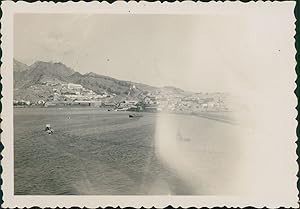 Yemen, Aden. Vue générale, 1949