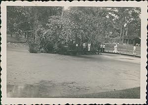 Indochine, Saigon. Le Jardin Botanique, 1949