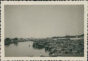 Indochine, La rivière Saigon à Khan Hoi, 1950